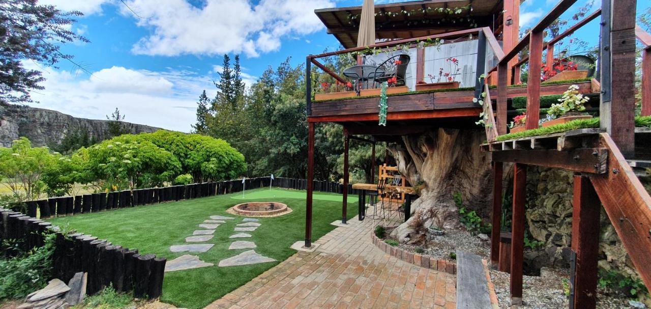 Casa En El Arbol Villa Suesca Exteriör bild